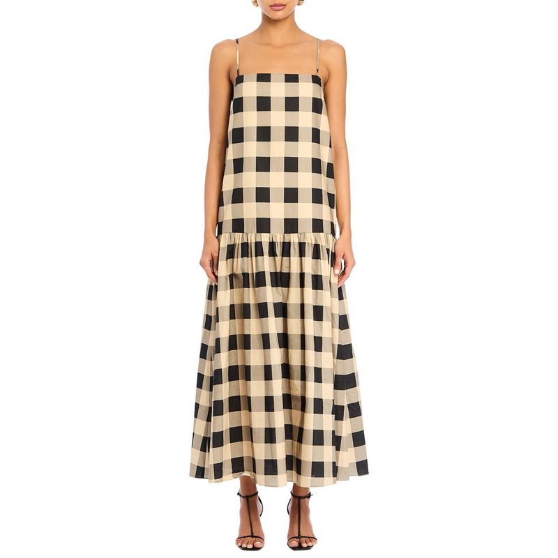 Ser.O.Ya Womens Seroya Aydan Linen-Blend Maxi Dress